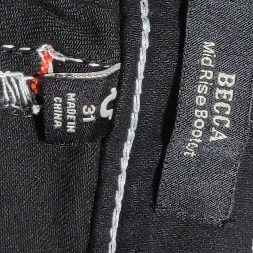 NWT True Religion Becca Mid Rise Bootcut Jeans Black Rinse Size 31 - Picture 2 of 8